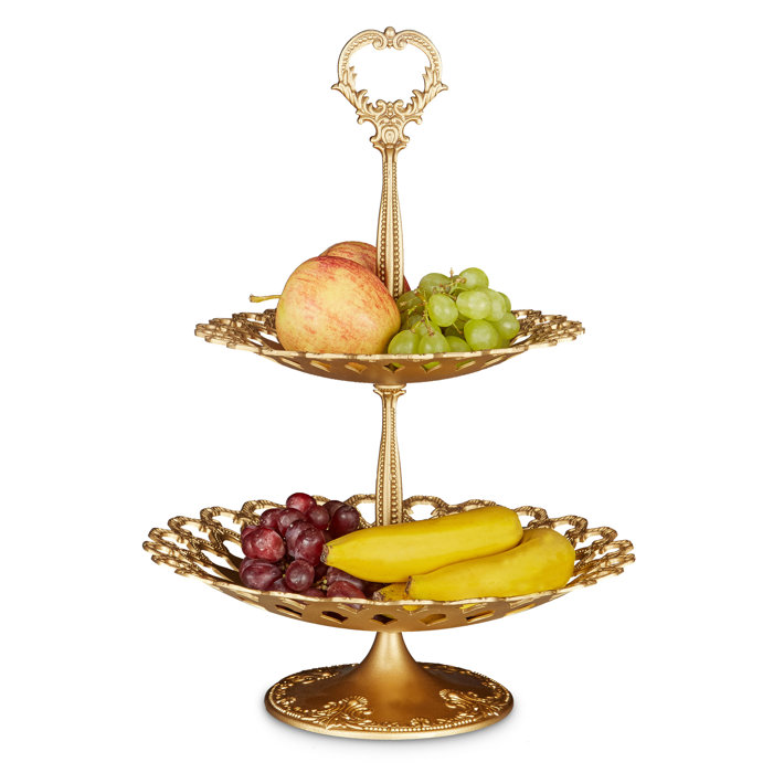 Relaxdays 2 Tier Serving Platter Wayfair.co.uk